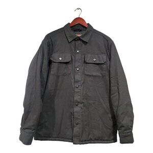 Rugged Elements Utility Insulated Men's Shirt Jacket Dark Gray Pockets Size M